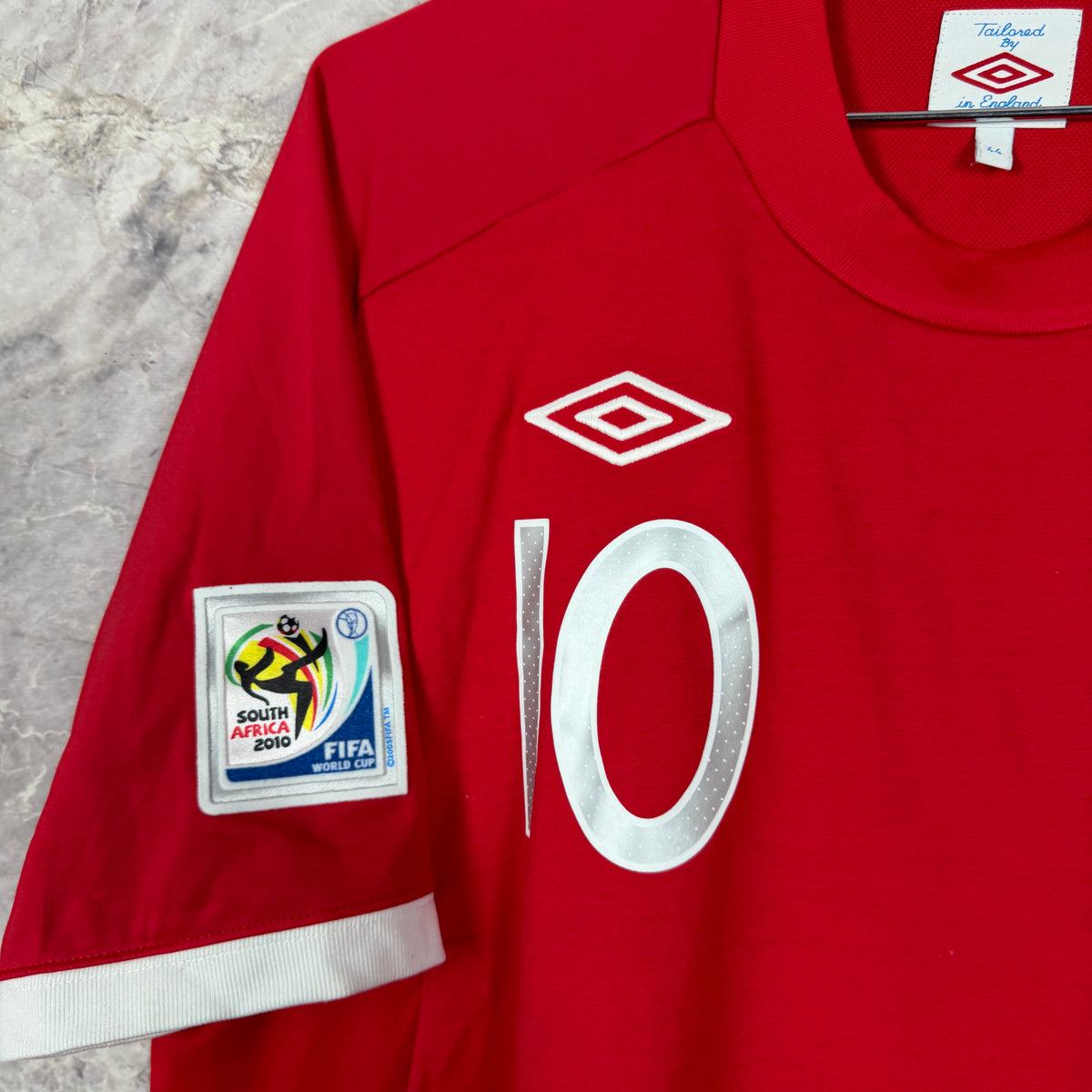 England 2010-2011 Away Jersey — Rooney #10 L